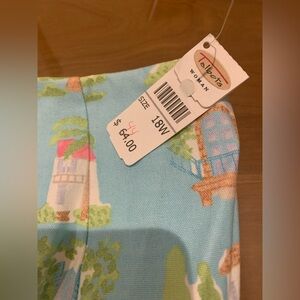Talbots Pastel House Print Pants (New with Tags)